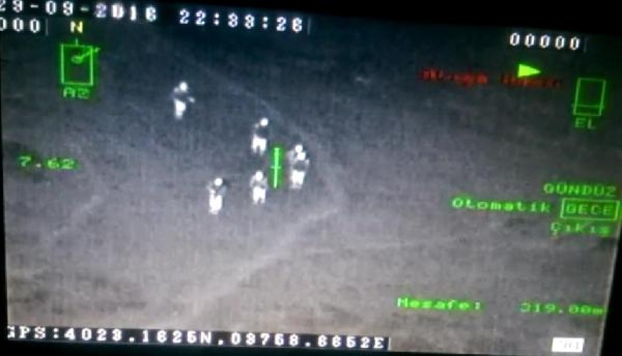 Koyulhisar'da PKK'lı 6 teröristin etkisiz hale getirilmesi zırhlı araç kamerasında