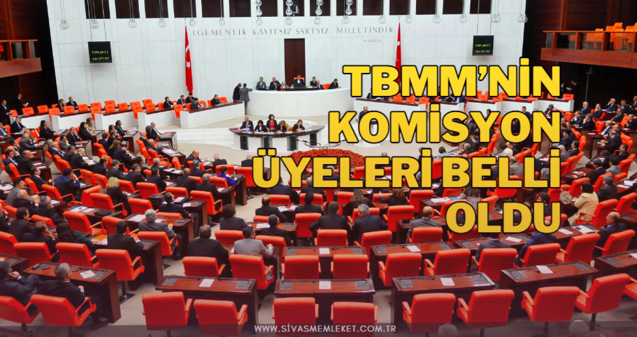 SİVAS’IN 4 VEKİLİ KOMİSYONDA GÖREV ALDI