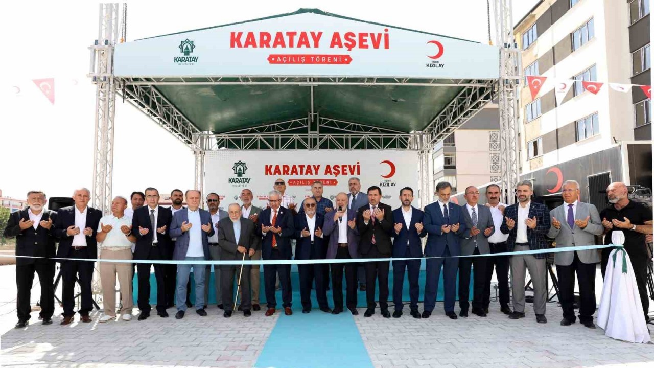 Karatay Aşevi hizmete açıldı