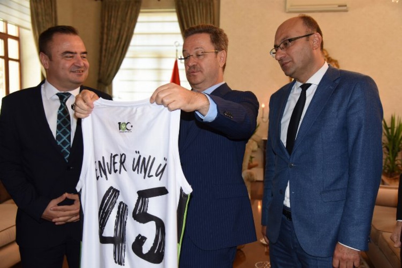 Manisa BBSK’dan,  Vali Ünlü’ye 'hayırlı olsun' ziyareti