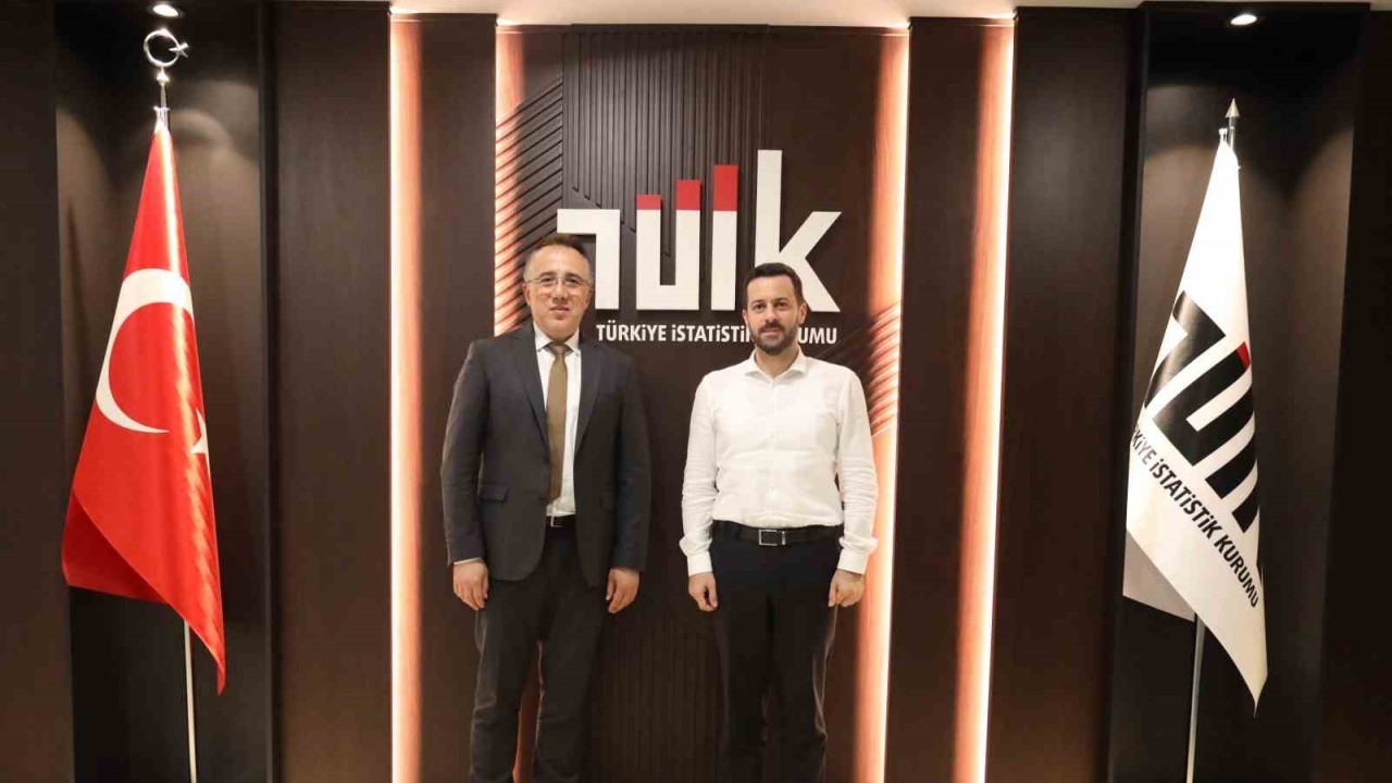 Başkan Savran TÜİK Başkanı Çetinkaya ile bir araya geldi