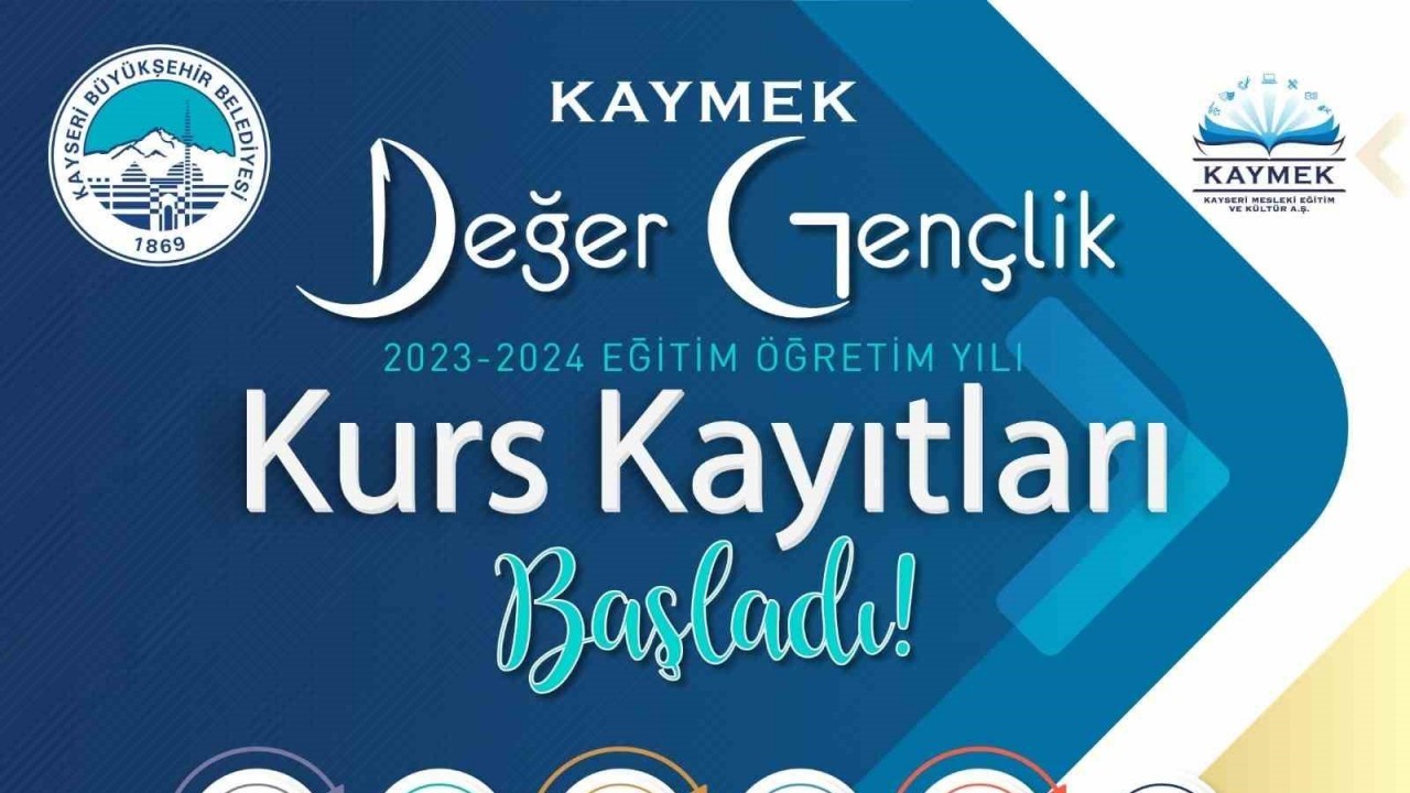 Büyükşehir’in ödüllü Değer Gençlik Projesi’nde kurs kayıtları devam ediyor