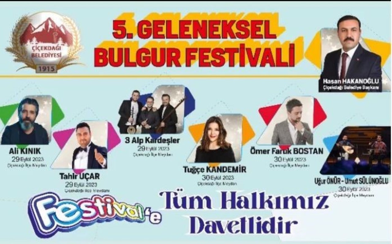 Çiçekdağı Belediyesi,  ’Bulgur’ Festivaline hazırlanıyor
