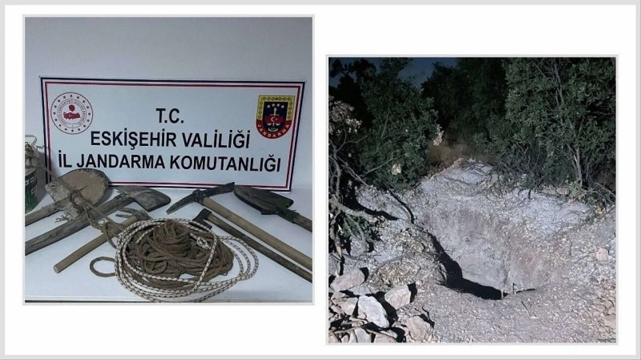 Kaçak kazı yapan şahıslar suçüstü yakalandı
