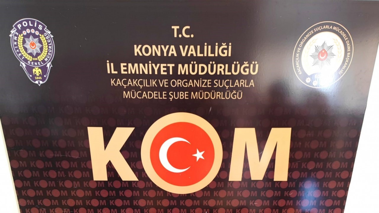 Konya’da kaçakçılara operasyon: 4 gözaltı