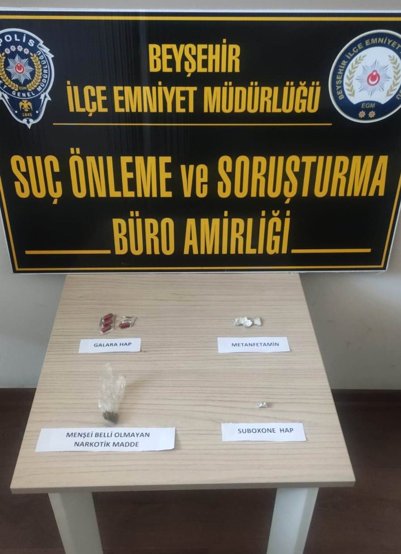 Konya’da üzerinden uyuşturucu çıkan şüpheli gözaltına alındı