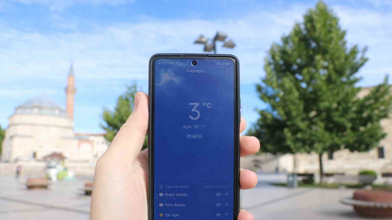 Sivas’ta kış erken geldi,  termometreler 3 dereceyi gösterdi