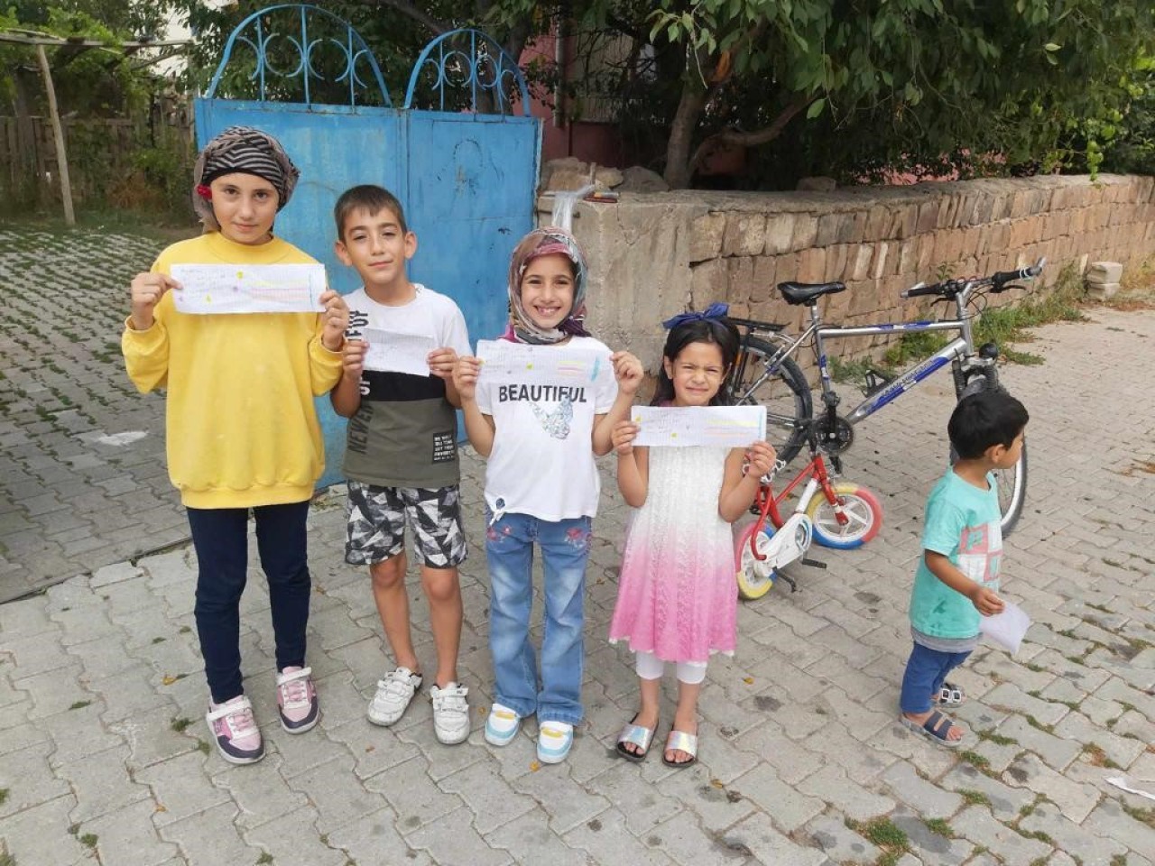 Tomarzalı Çocuklar Sokak Hayvanları İçin El İlanı Hazırladı
