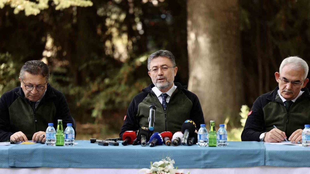 Bakan Yumaklı,  11 Kasım’da 5 milyon 2023 fidanın toprakla buluşturulacağını açıkladı