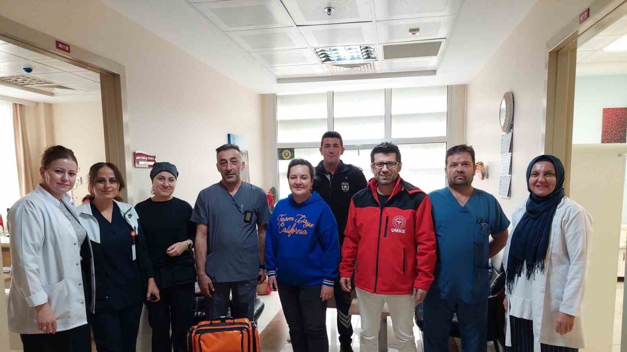 Hastanede "Mavi Kod" tatbikatı