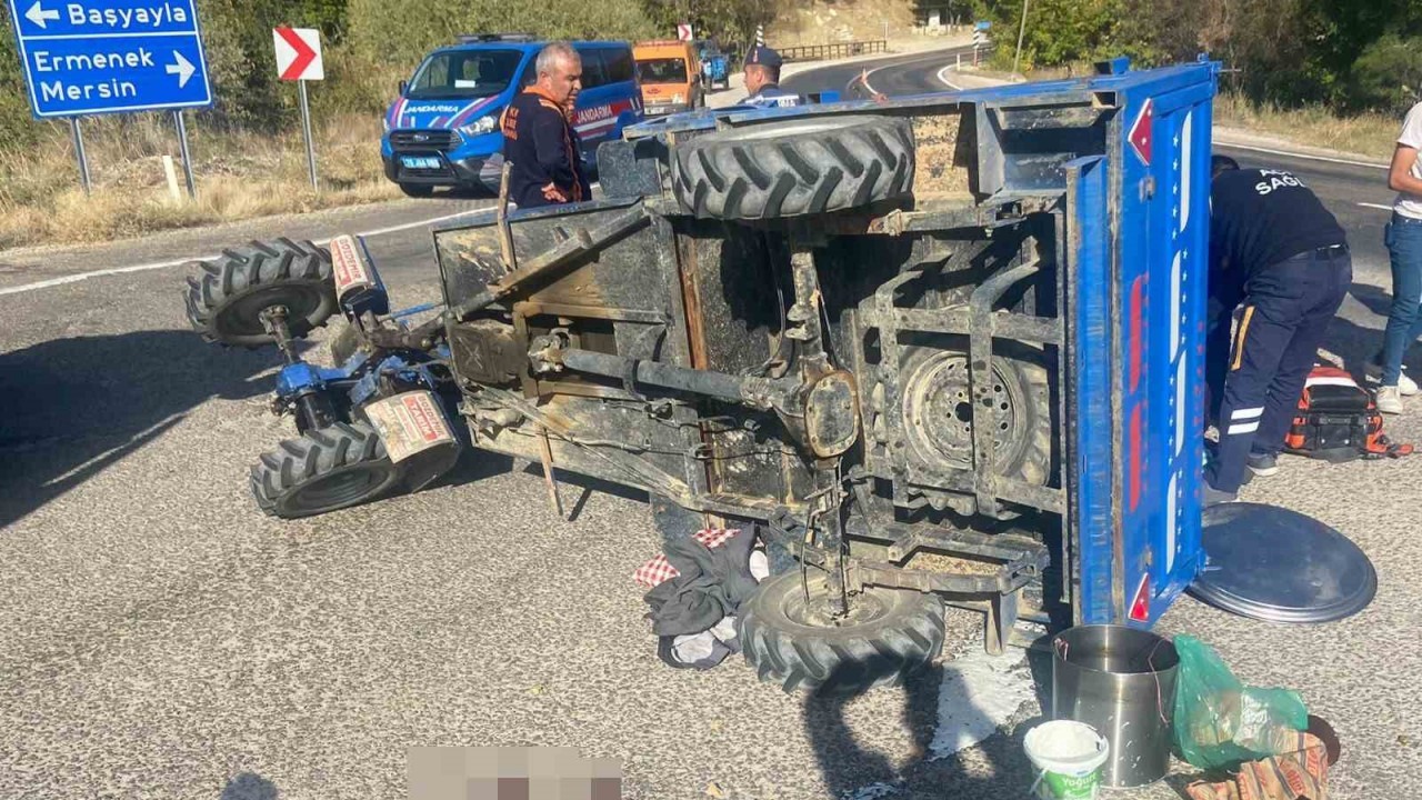 Karaman’da trafik kazası: 1 ölü,  2 yaralı