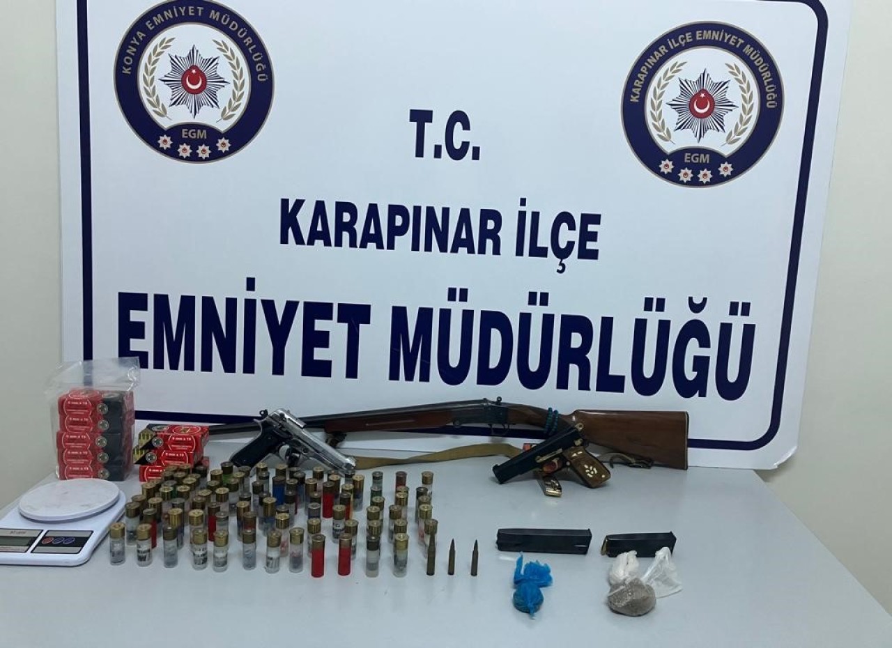 Konya’da uyuşturucu ticareti yapan şüpheli tutuklandı