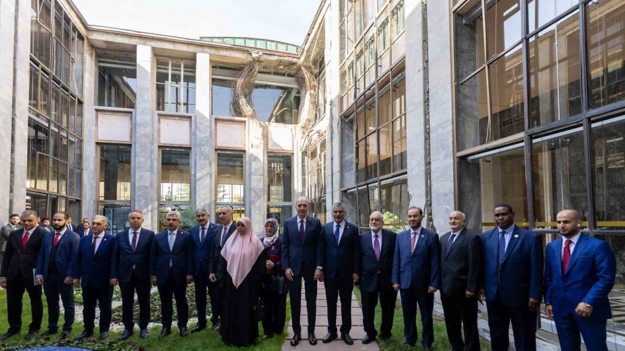 TBMM Başkanı Kurtulmuş,  Libya Yüksek Devlet Konseyi Başkanı Takala ile görüştü