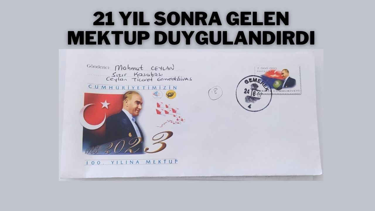 21 Yıl Sonra Gelen Mektup Duygulandırdı