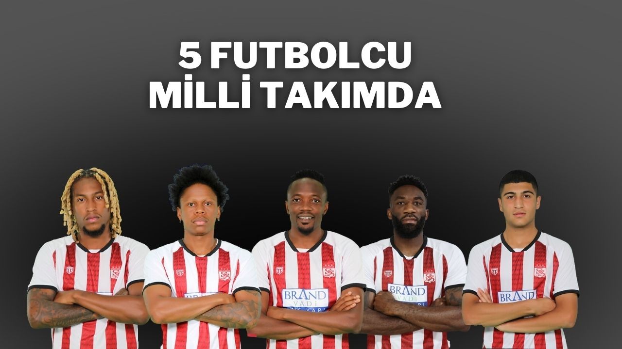5 Futbolcu Milli Takımda