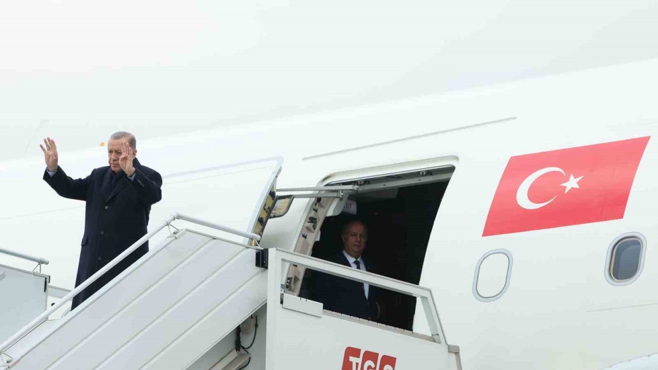 Cumhurbaşkanı Erdoğan,  Cezayir’e gitti