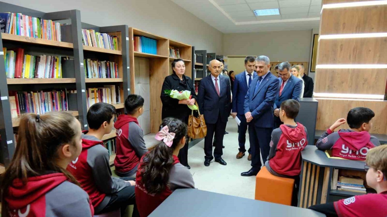 Doktor Elif Aybike Büyükyılmaz'ın Anısına Yozgat'ta Kütüphane ve Okuma Salonu Açıldı
