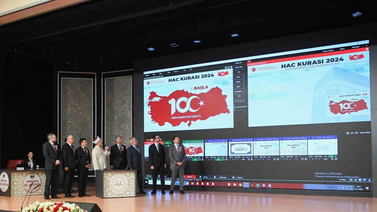 Hac kuraları çekildi