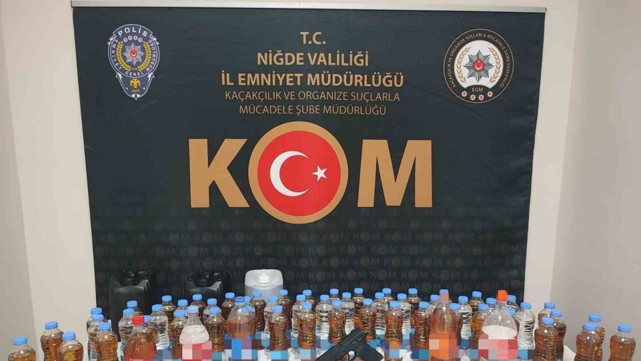 Kaçak alkol satışı yapanlara operasyon