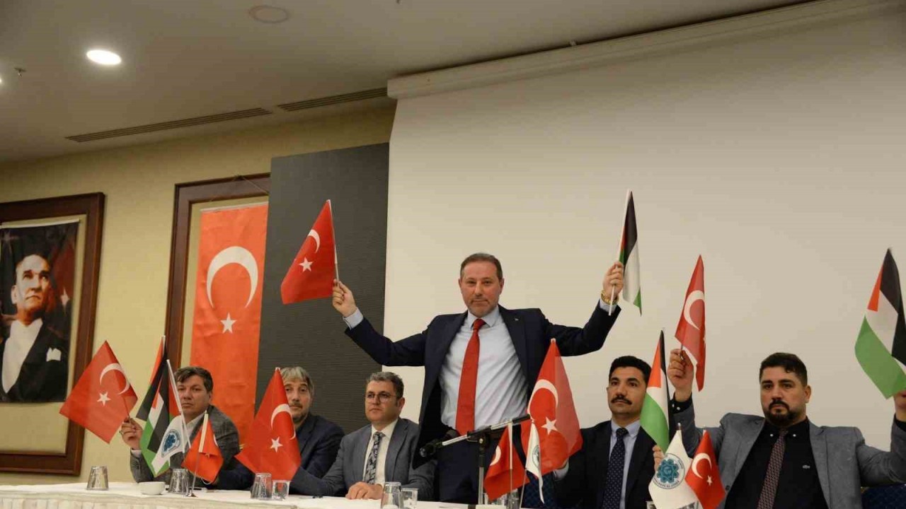 KONESOB Başkanlar Kurulu Toplantısında İsrail’e tepki