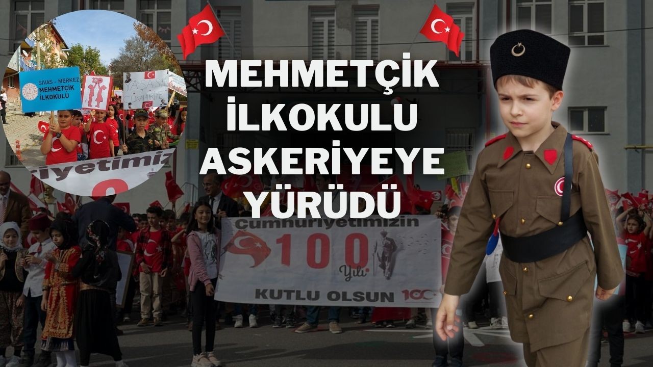 Mehmetçik İlkokulu Askeriyeye Yürüdü