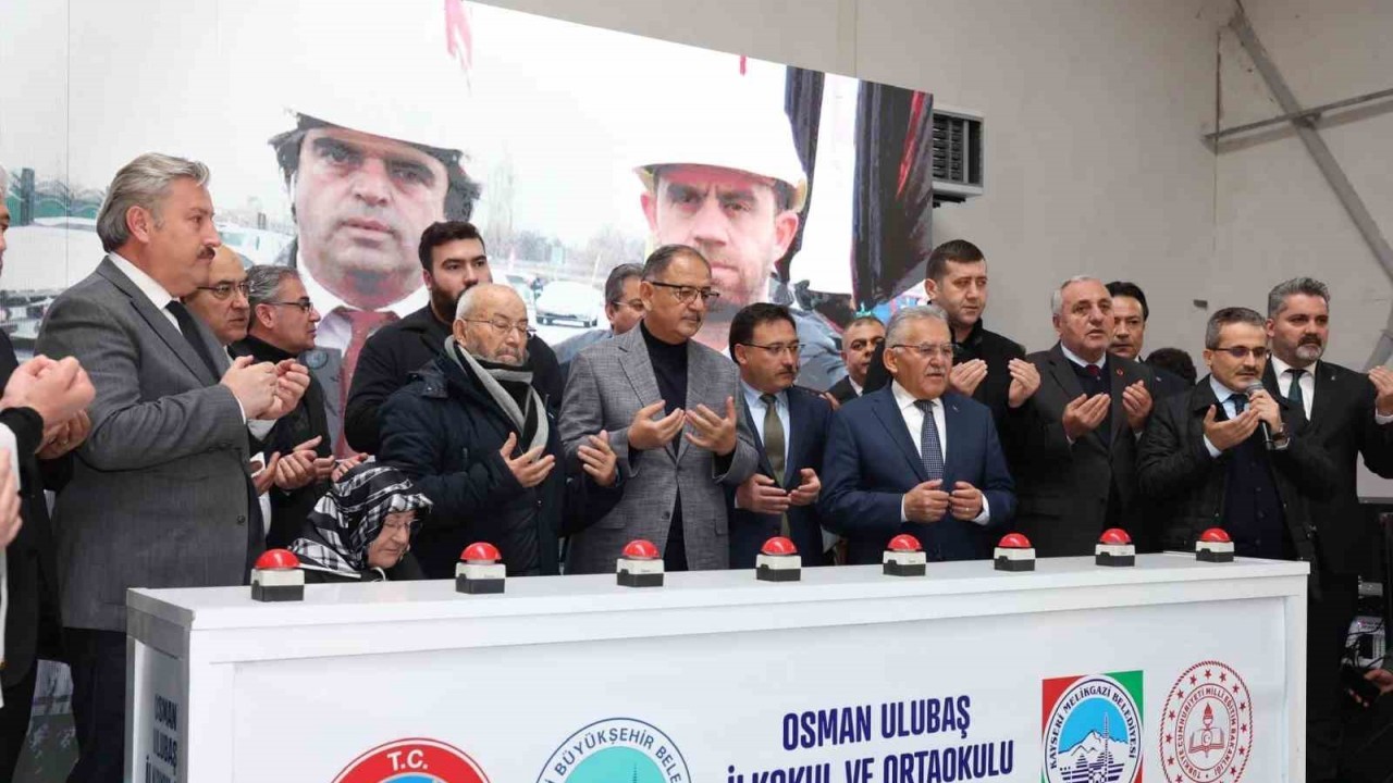 Osman Ulubaş İlkokulu ve Ortaokulu’nun Temeli Atıldı