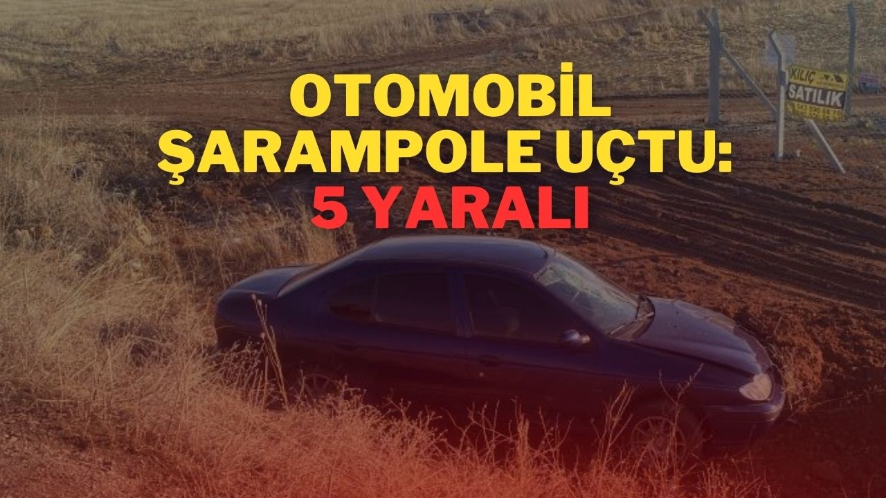 Otomobil Şarampole Uçtu: 5 Yaralı