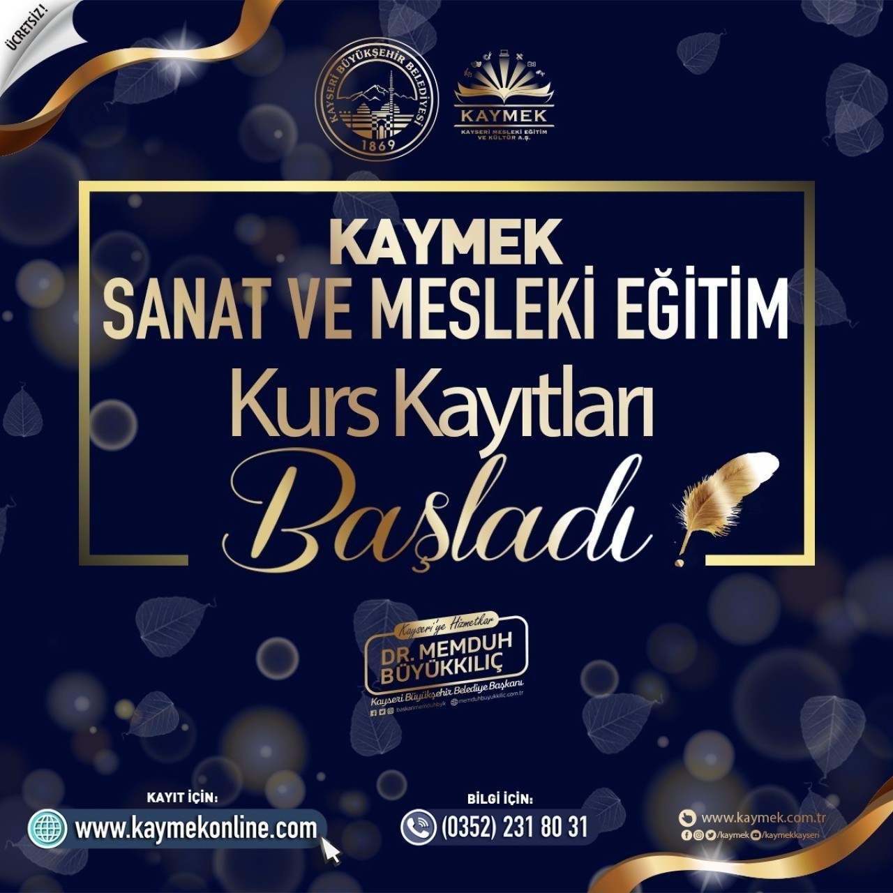 KAYMEK Kurs Kayıtları Başladı