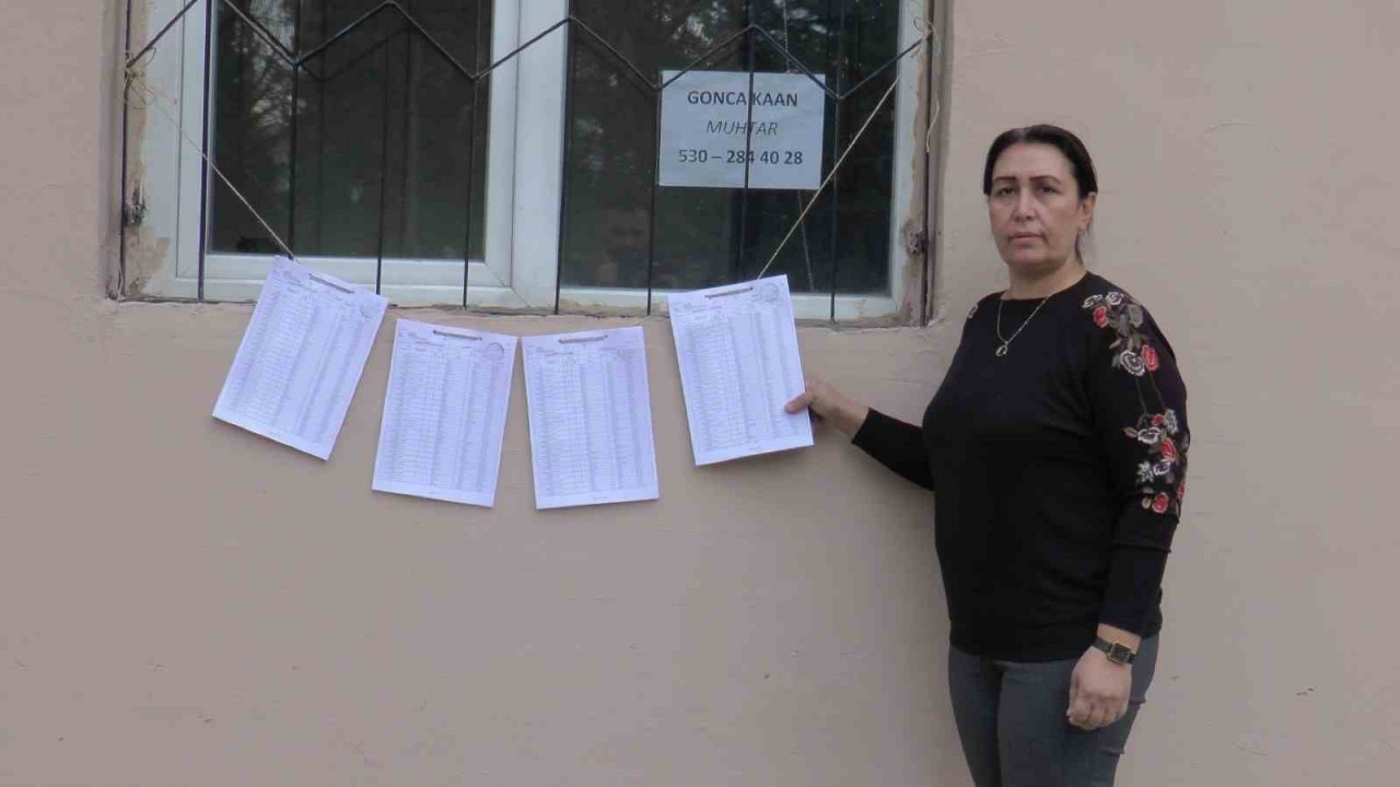 Listeler Askıya Çıktı