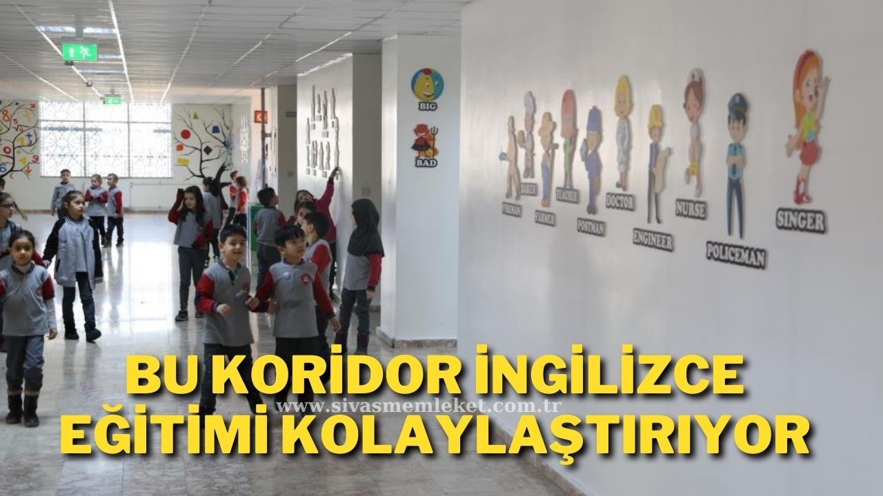 Bu Koridor İngilizce Eğitimi Kolaylaştırıyor