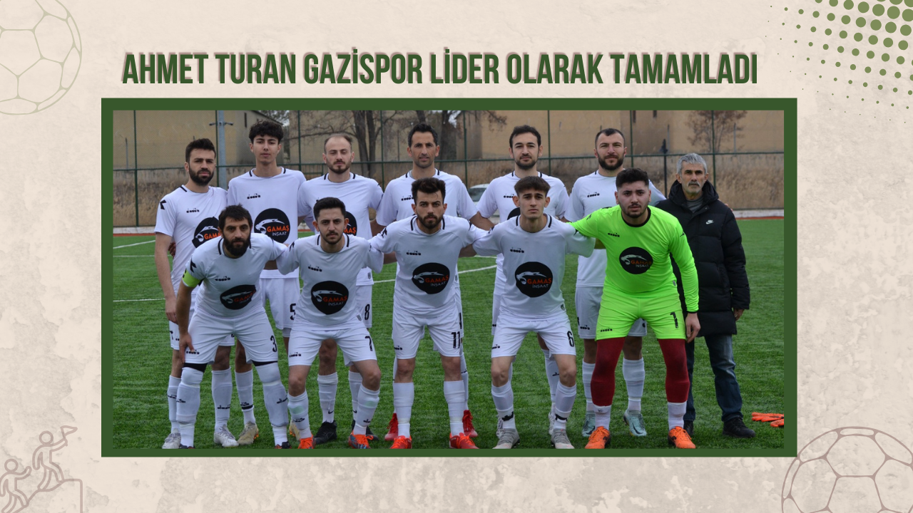 Ahmet Turan Gazispor Lider Olarak Tamamladı
