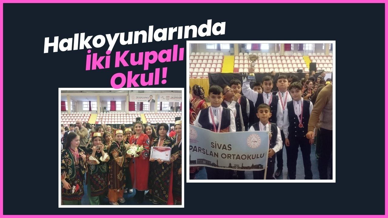Halkoyunlarında İki Kupalı Okul!