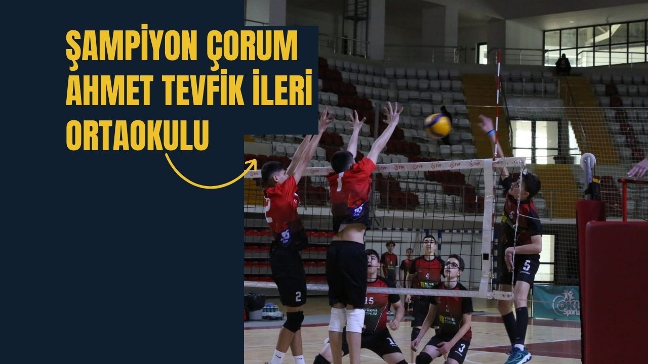 Şampiyon Çorum Ahmet Tevfik İleri Ortaokulu