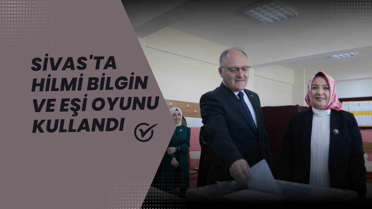Sivas'ta Hilmi Bilgin ve Eşi Oyunu Kullandı