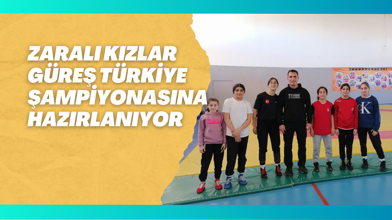 Zaralı Kızlar Güreş Türkiye Şampiyonasına Hazırlanıyor