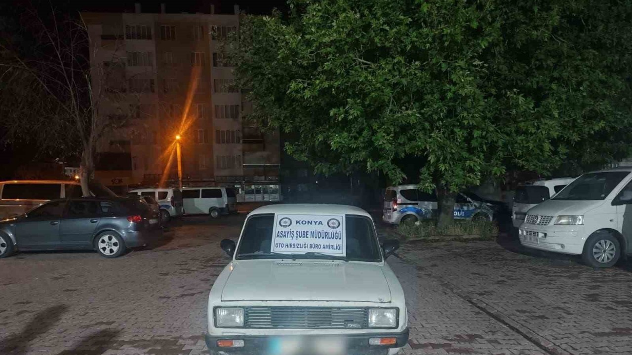 Konya'da Otomobil Hırsızı 22 Yıllık Ceza ve 23 Suç Kaydıyla Yakalandı