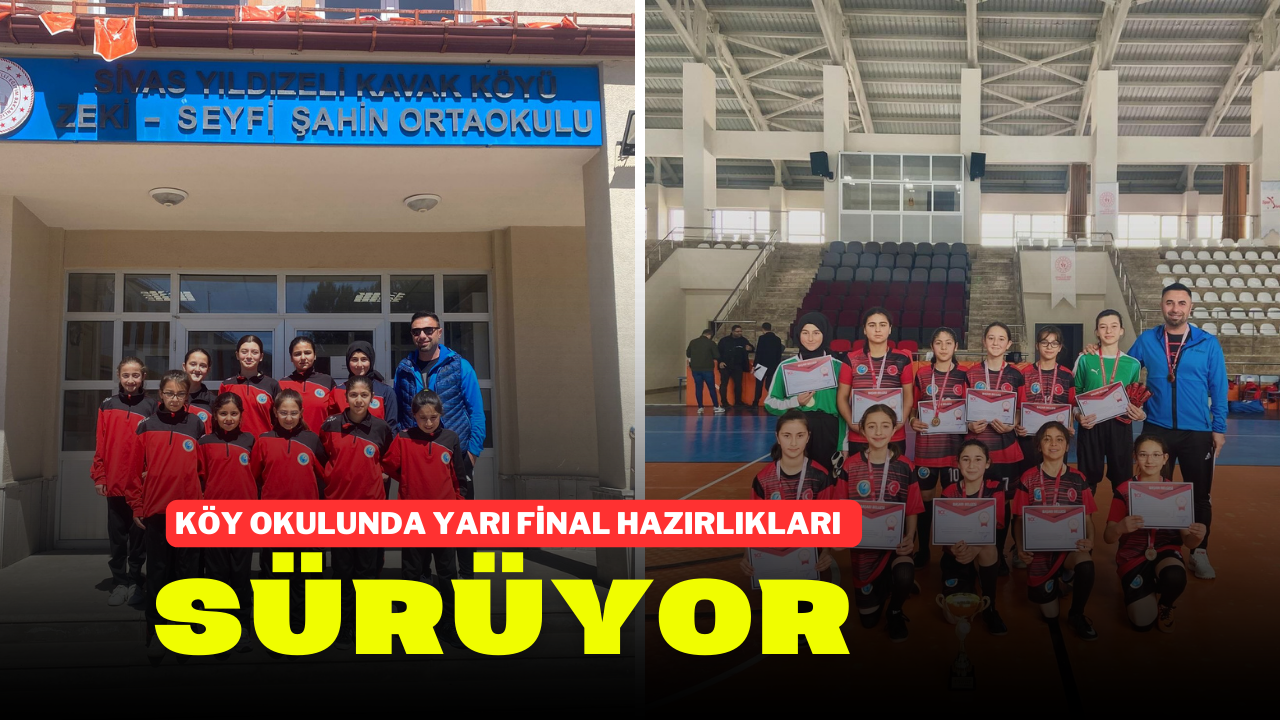 Köy Okulunda Yarı Final Hazırlıkları Sürüyor