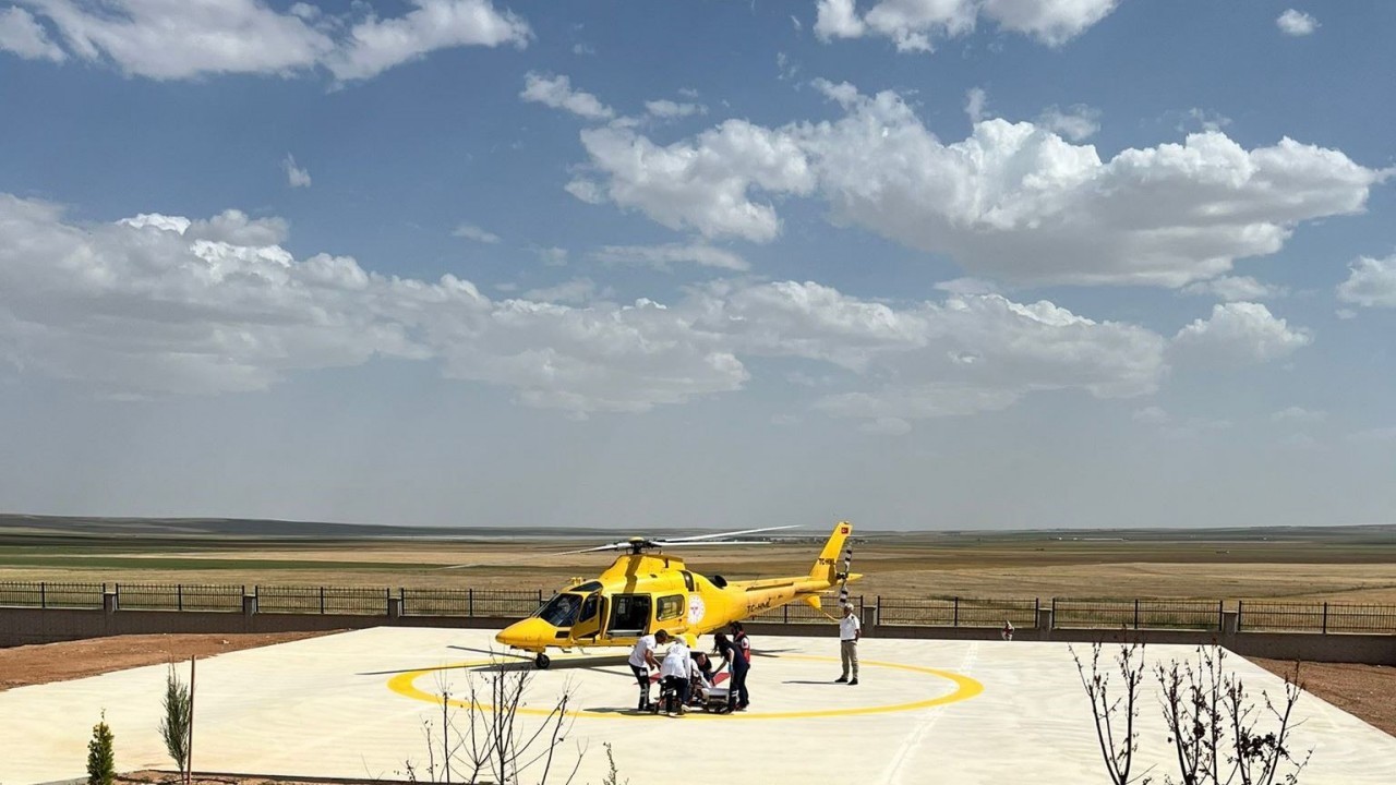 Kalp Krizi Geçiren Vatandaş Helikopter Ambulansla Sevk Edildi