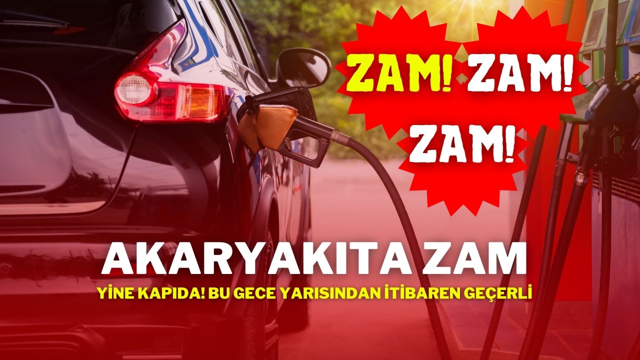 Akaryakıta Zam Yine Kapıda! Bu Gece Yarısından İtibaren Geçerli