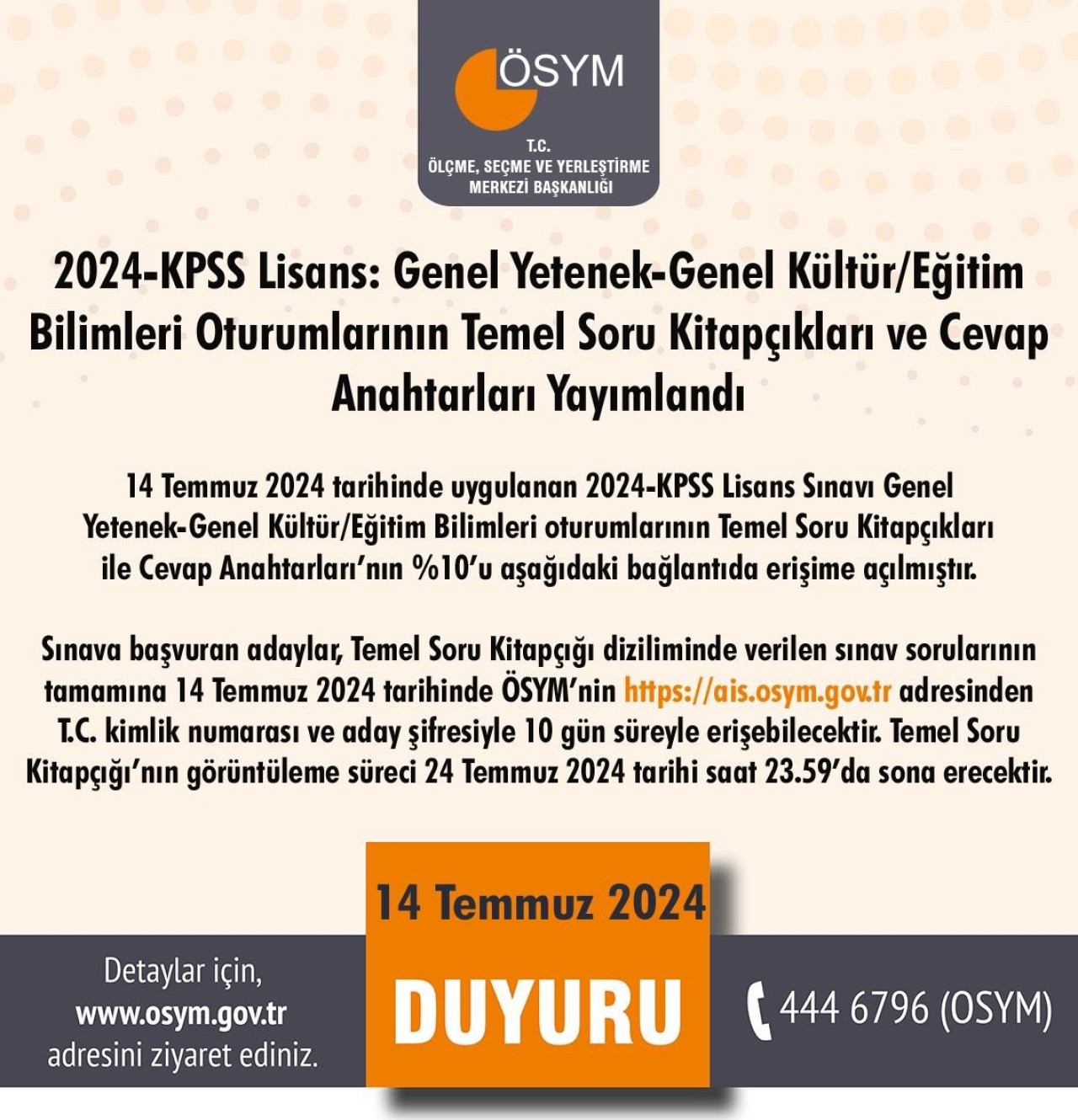 KPSS 2024 Cevap Anahtarları Yayında!