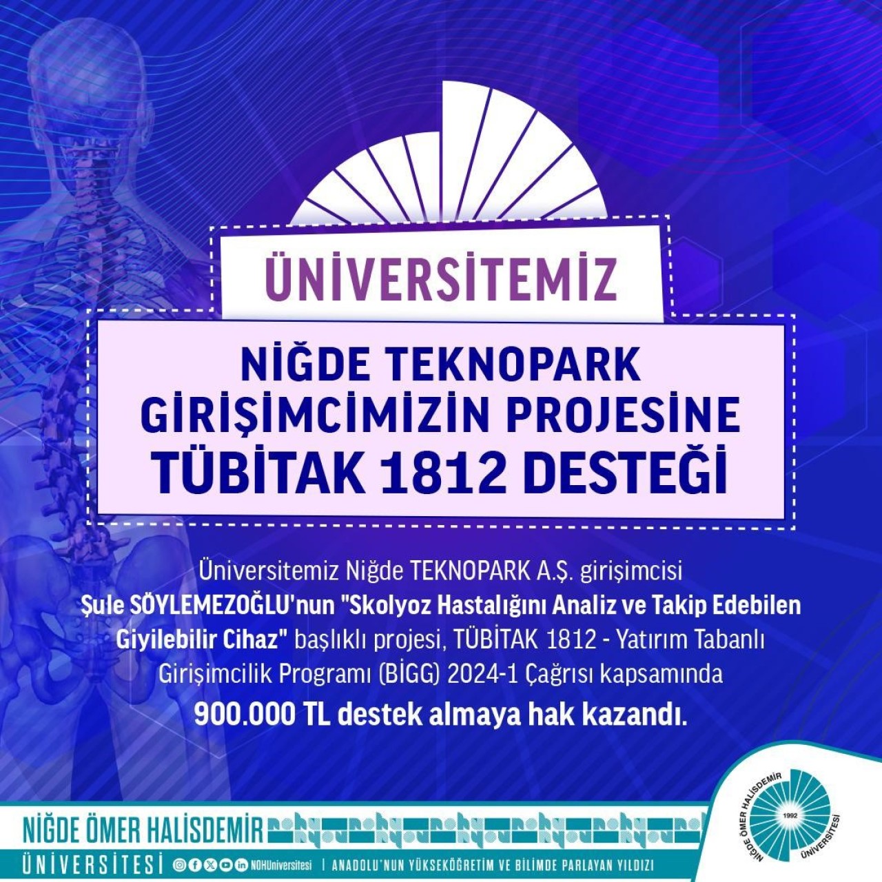 Skolyoz Hastalarına Umut Vaat Eden Giyilebilir Cihaz Projesine TÜBİTAK Desteği