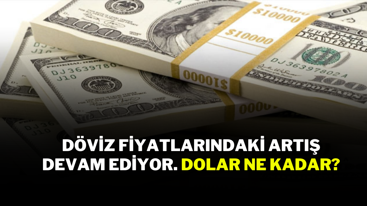 Döviz fiyatlarındaki artış devam ediyor. Dolar ne kadar?