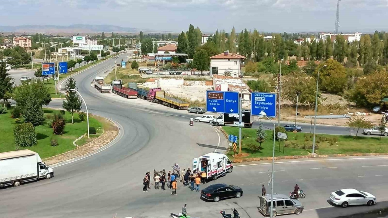 Konya'da Motosiklet Kazası: Sürücü Hayatını Kaybetti