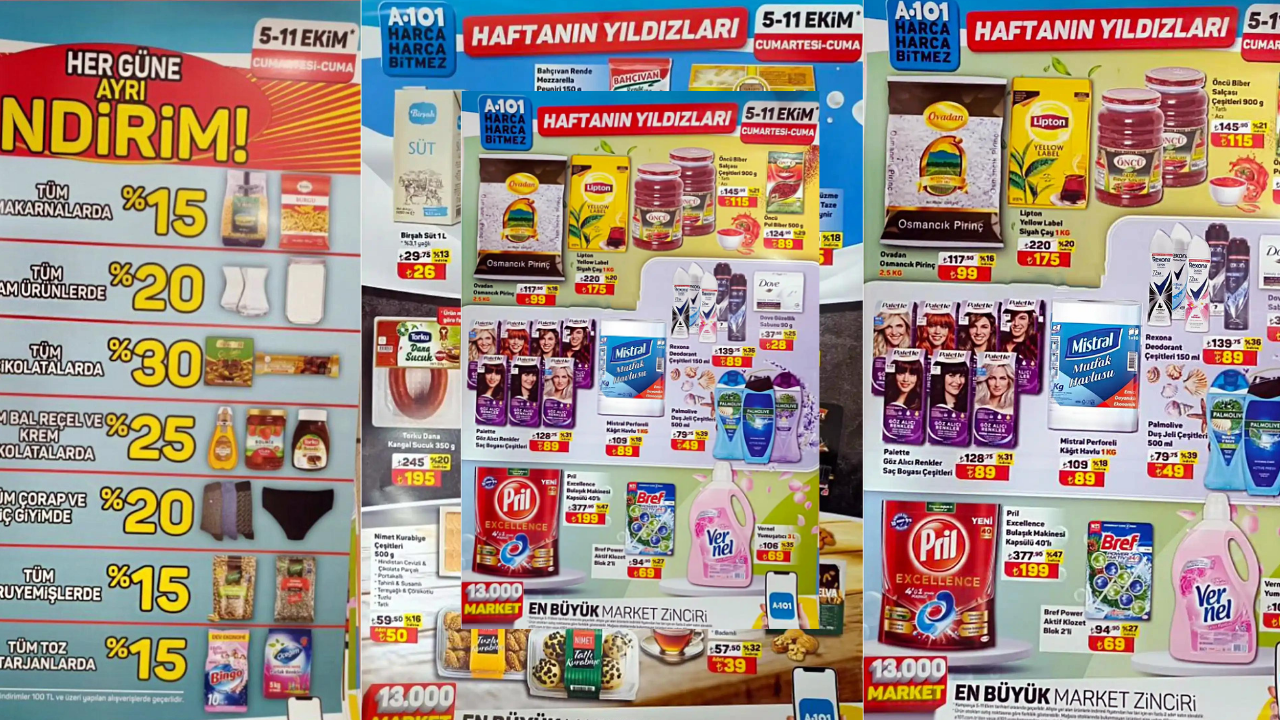 A101 5 Ekim 2024 Aktüel Ürünlerinde Büyük Fırsatlar! Bu İndirimleri Kaçırmayın!