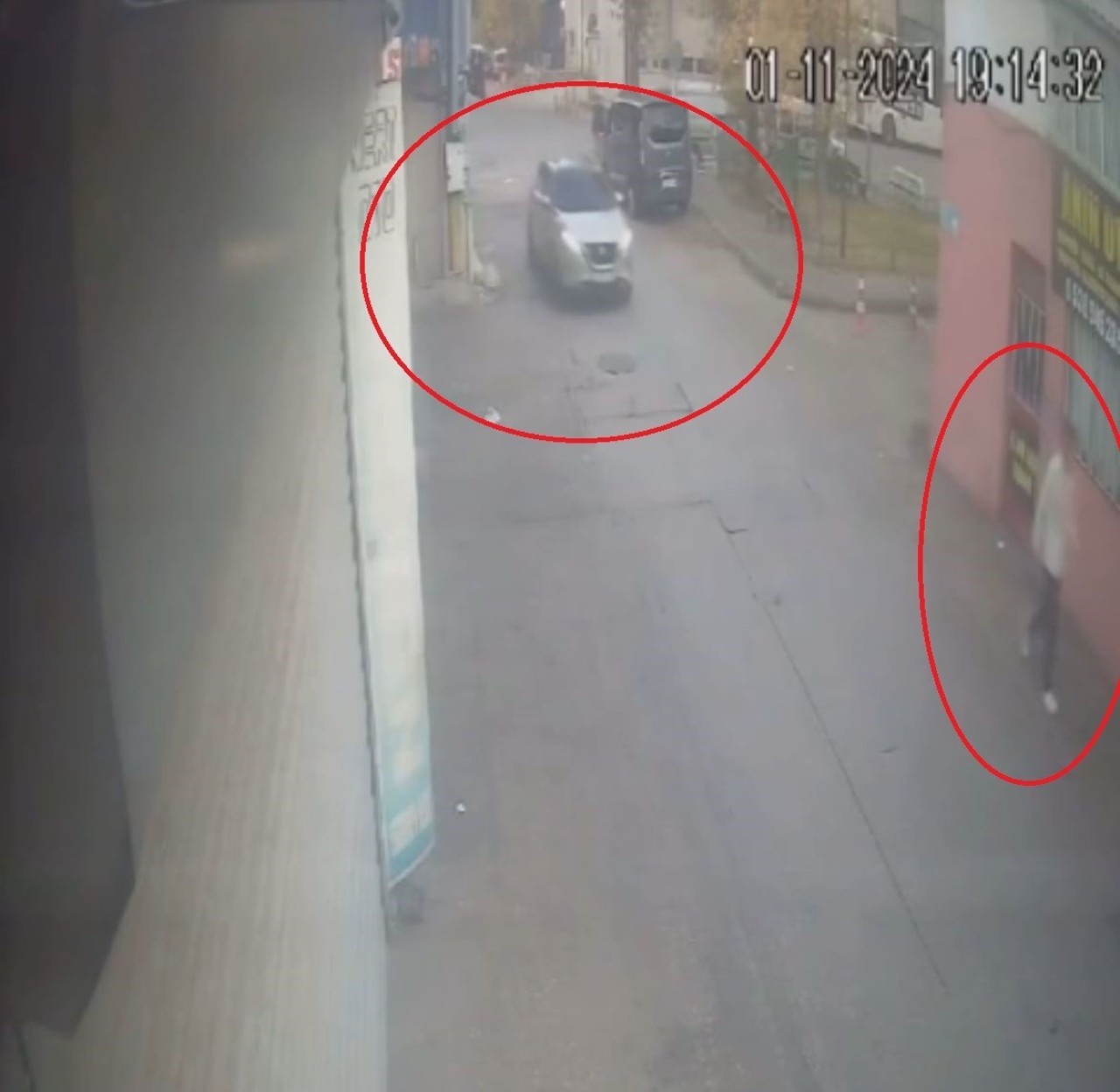 Bursa’da Husumetlisini Aracıyla Çarpan Sürücü Kaçtı