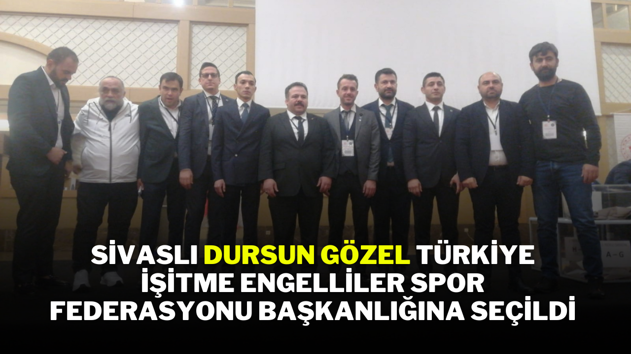 Sivaslı Dursun Gözel,  Türkiye İşitme Engelliler Spor Federasyonu Başkanlığına Seçildi