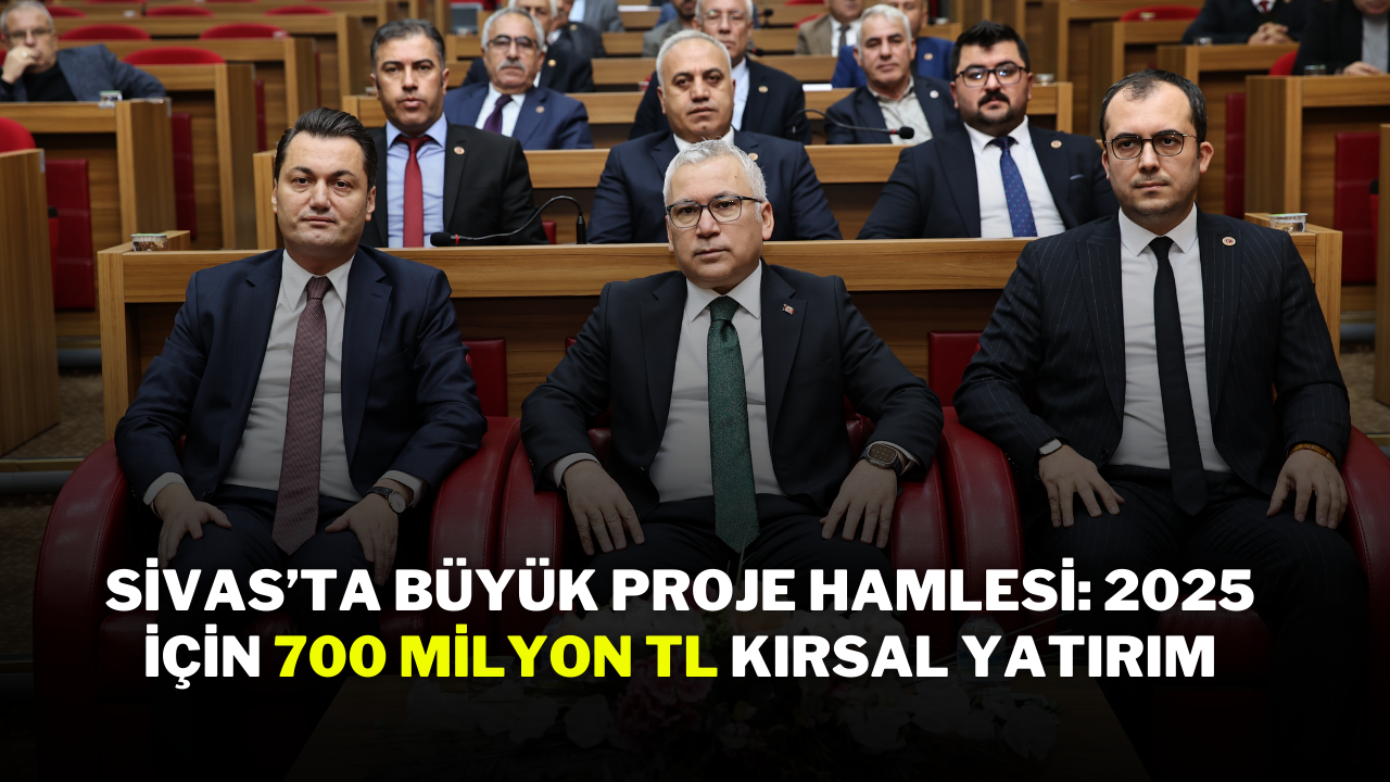 Sivas’ta Büyük Proje Hamlesi: 2025 İçin 700 Milyon TL Kırsal Yatırım