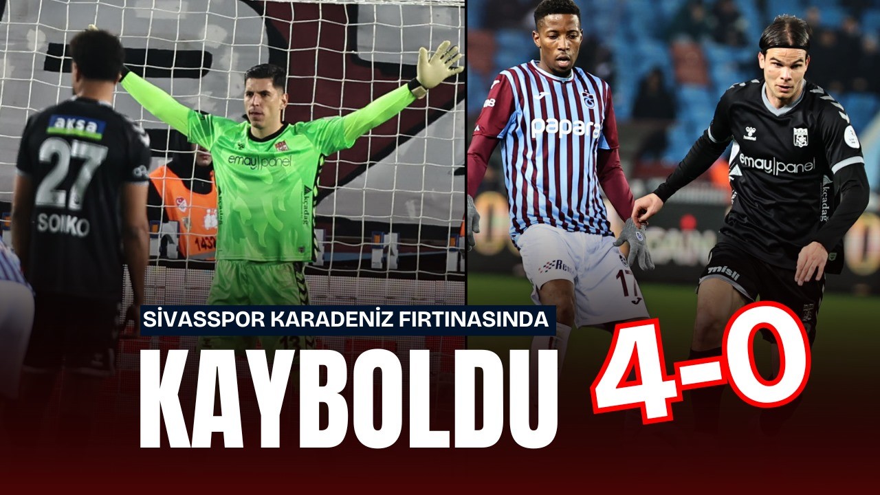 Sivasspor Karadeniz Fırtınasında Kayboldu