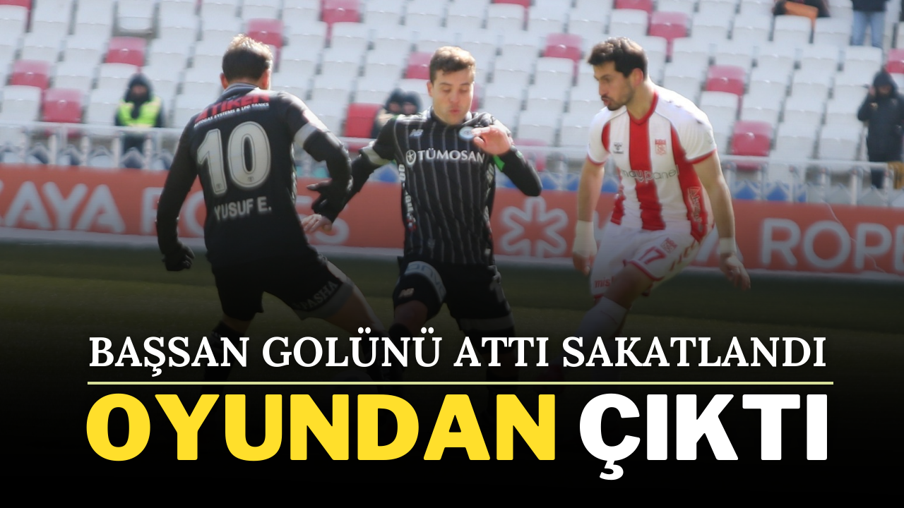 Başsan Golünü Attı Sakatlandı Oyundan Çıktı