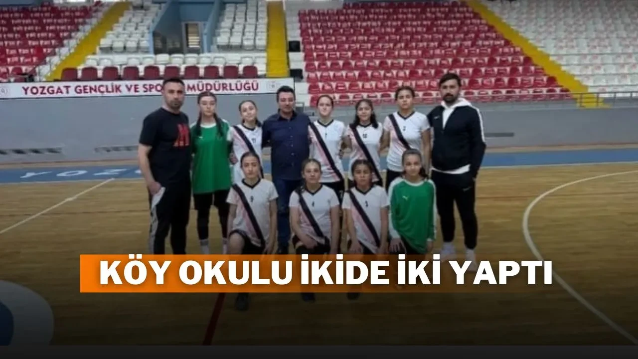 Köy Okulu İkide İki Yaptı